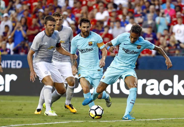 Barcelona defeat Manchester United in their football betting encounter at Maryland