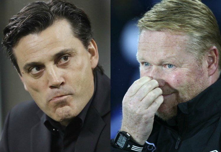 Các trang web cá cược bổ sung Montella và Koeman vào danh sách ‘huán luyện viên tiếp theo bị sa thải"