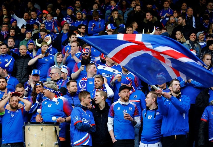 The Iceland National Football Team supporters are getting ready for the World Cup 2018 in Russia