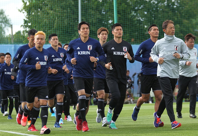 哥伦比亚vs日本：2018年世界杯，日本球员为迎战哥伦比亚做好准备