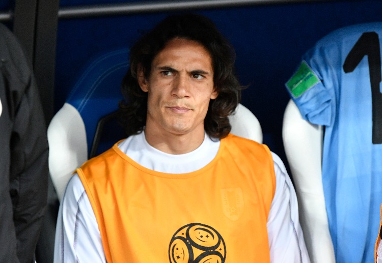 It's a bad FIFA 2018 for Edinson Cavani as he head home with Uruguay