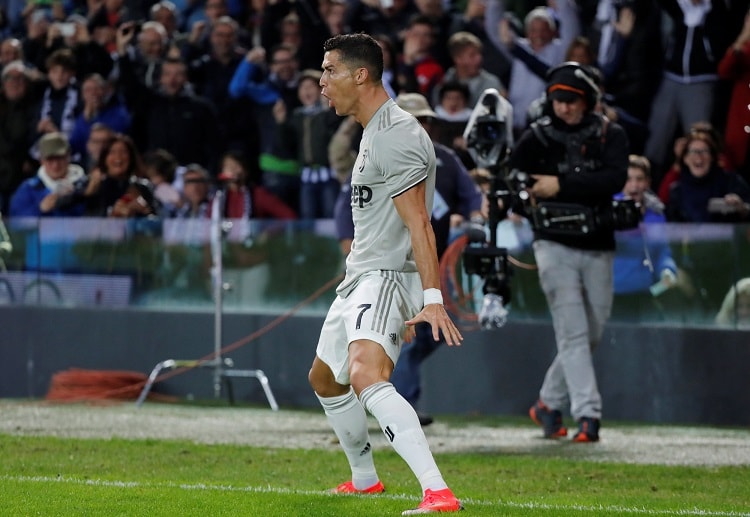  jumlah gol Cristiano Ronaldo di Liga Italia