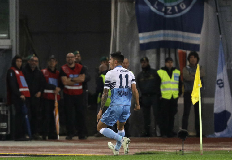 Serie A: Lazio's Joaquin Correa scored a stunning equaliser against AC Milan in the 94th minute