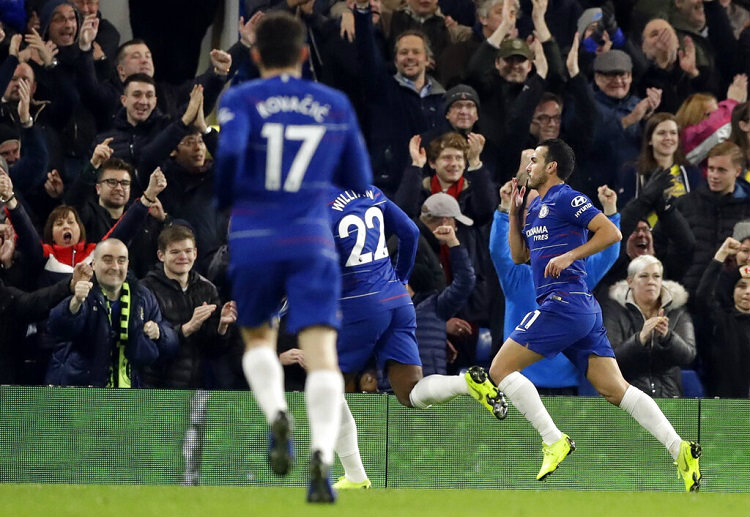 Pedro and Willian help Chelsea see off a stubborn Newcastle side 2-1 at Stamford Bridge in the Premier League