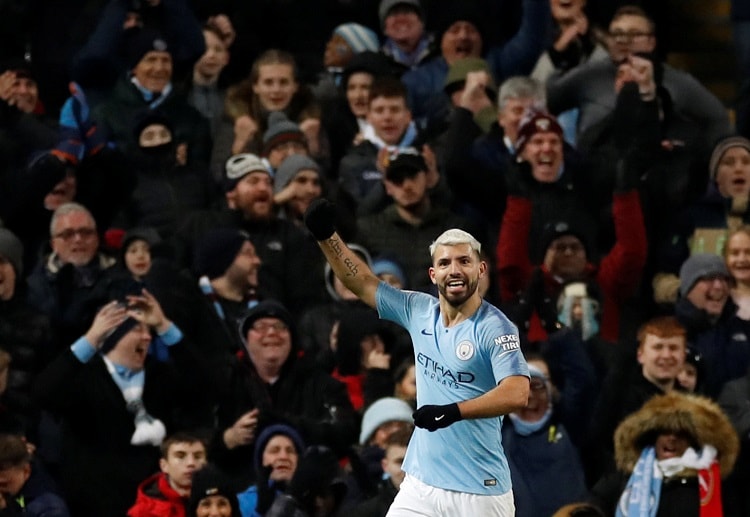 Sergio Aguero and Man City are on the verge of gaining the top spot back in the Premier League table