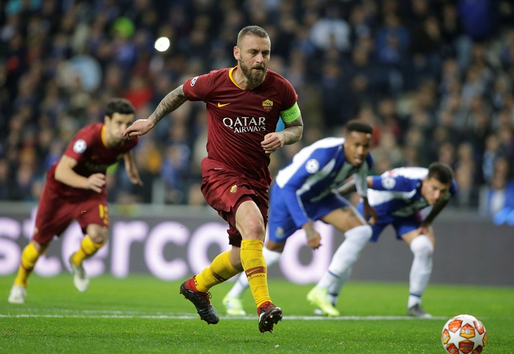 An extra-time penalty awarded to Porto put AS Roma at a loss in their Champions League match at Estadio do Dragao