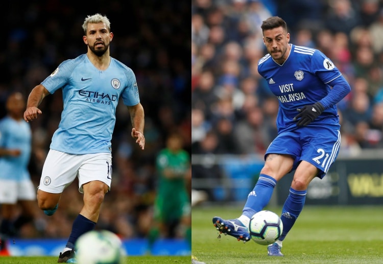 Who will make a Manchester City vs Cardiff City highlights between Sergio Aguero and Victor Camarasa?