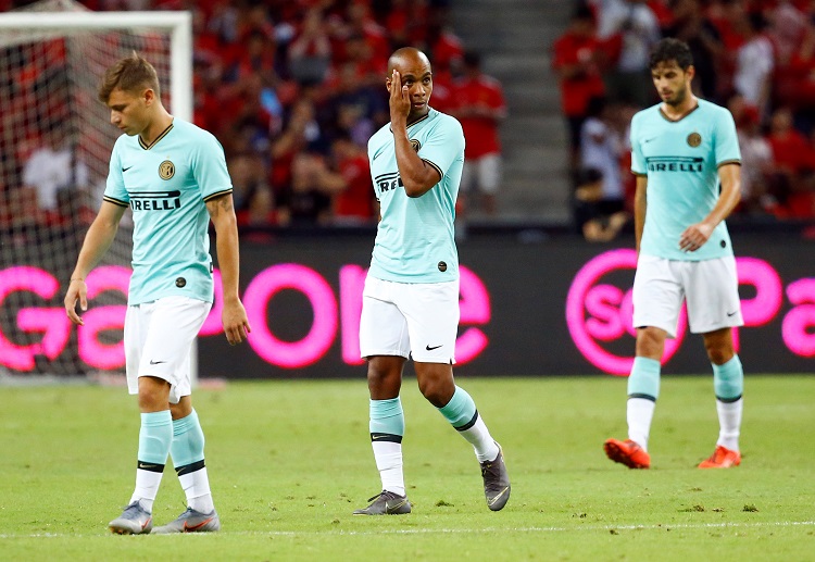 Inter Milan have suffered defeat at the hands of Manchester United during their International Champions Cup battle