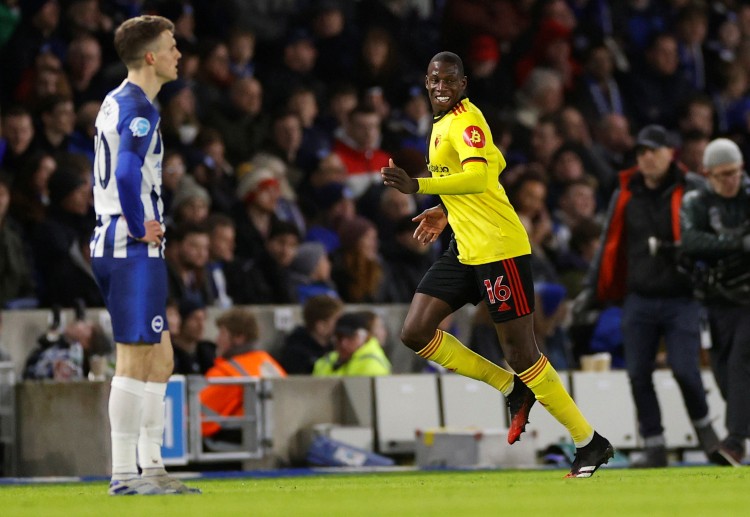 Abdoulaye Doucouré sempat membawa Watford unggul.