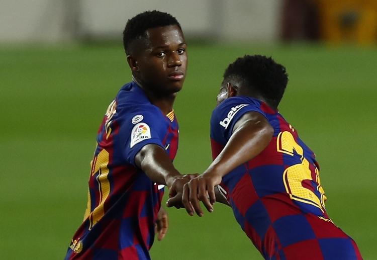 Ansu Fati scored the opening goal in Barcelona's 2-0 La Liga win vs Leganes