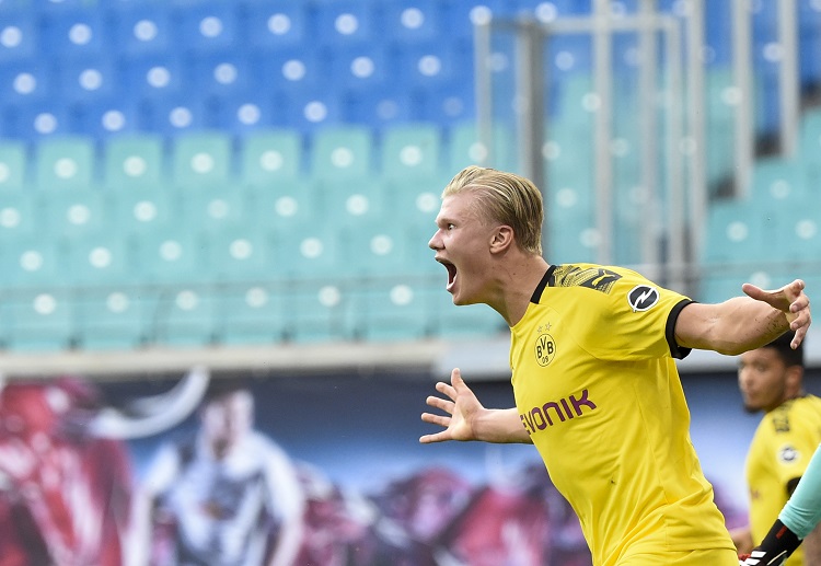 Erling Braut Håland menunjukkan kualitas bagus di Bundesliga