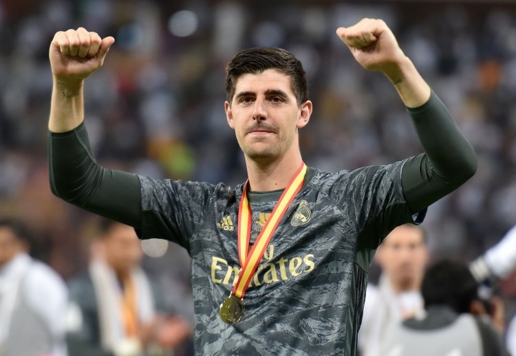 Courtois có chức vô địch La Liga đầu tiên trong màu áo Real.