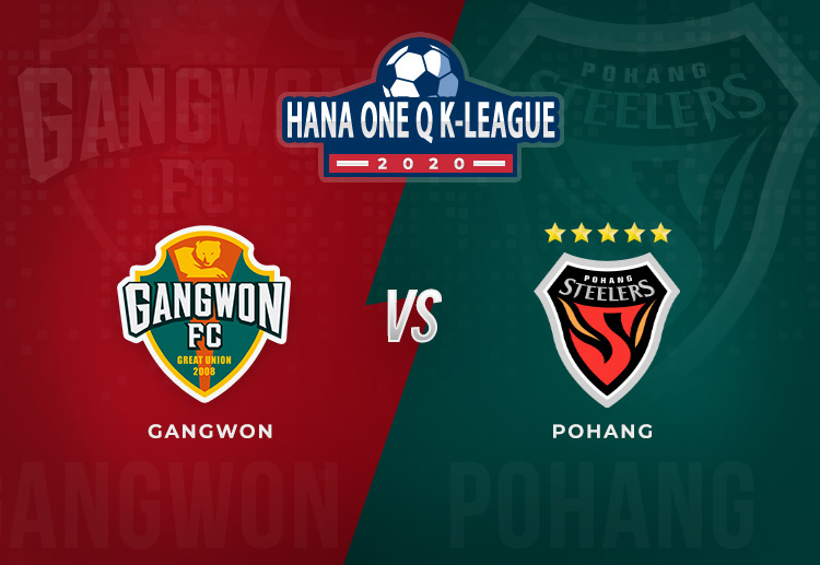 Gangwon FC and Pohang Steelers both aim for a victory to keep their good stading in the K-League table