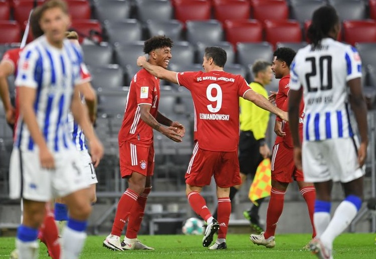 Skor Bundesliga: Bayern Munich 4-3 Hertha Berlin