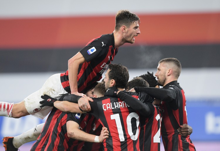 AC Milan are five-point clear at the top of the Italian Serie A