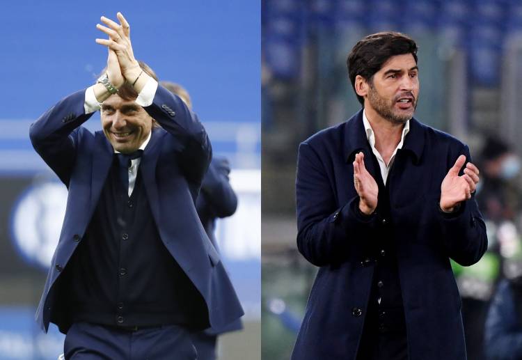 Antonio Conte vs Paulo Fonseca bentrok di Serie A dari pinggir lapangan