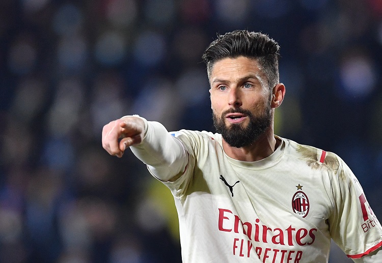 Olivier Giroud raih 3 poin di Seri A.