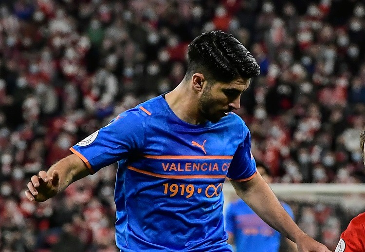 Carlos Soler scores the first goal of La Liga's 2021/22 season