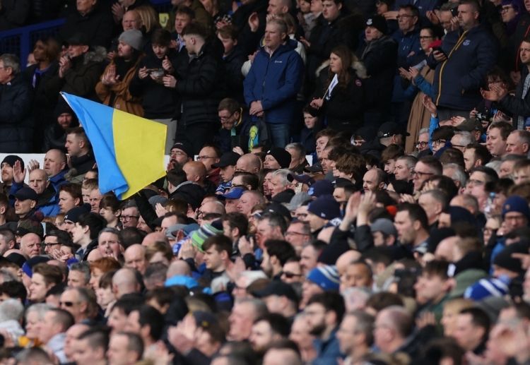 Premier League fans unite to support Ukraine