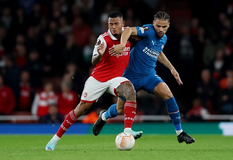 Kết quả bóng đá Europa League 2022 Arsenal 1-0 PSV Eindhoven.