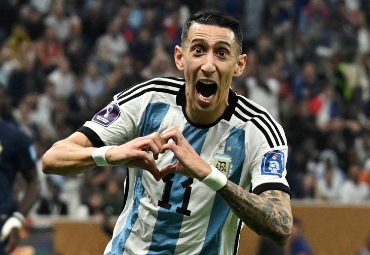 Angel Di Maria cetak gol di final Piala Dunia 2022