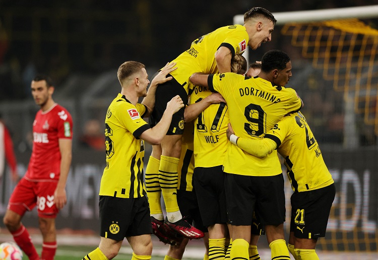Borussia Dortmund claimed the leading spot of the Bundesliga after a win against FC Koln