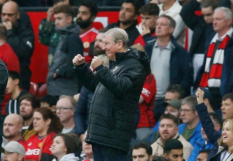 Crystal Palace manager Roy Hodgson during their Premier League match against Man United