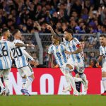 Nicolas Otamendi has scored a goal to give Argentina an early lead during World Cup 2026 qualifier against Paraguay