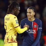 Ethan Mbappe made his PSG debut with his older brother during their Ligue 1 match against Metz