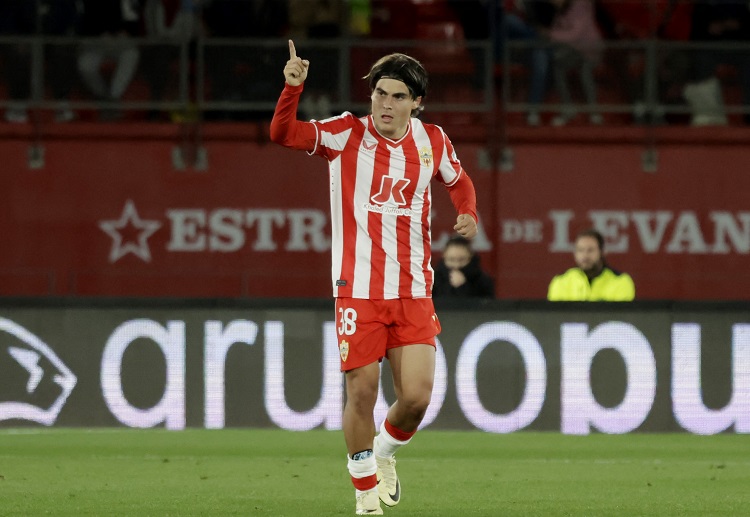 Almeria settled for a draw against Atletico Madrid in La Liga