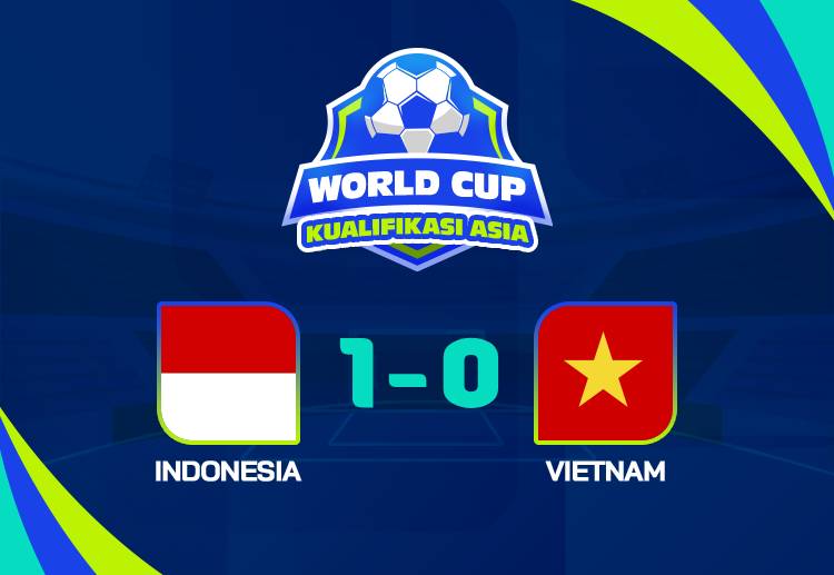 Skor akhir kualifikasi Piala Dunia 2026: Indonesia 1-0 Vietnam