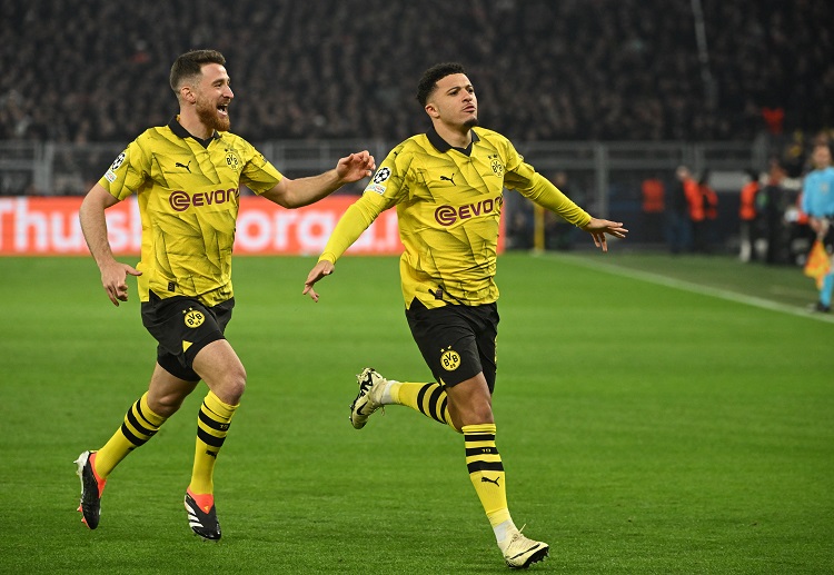 Jadon Sancho has contributed to Borussia Dortmund's victory over PSV in the Champions League