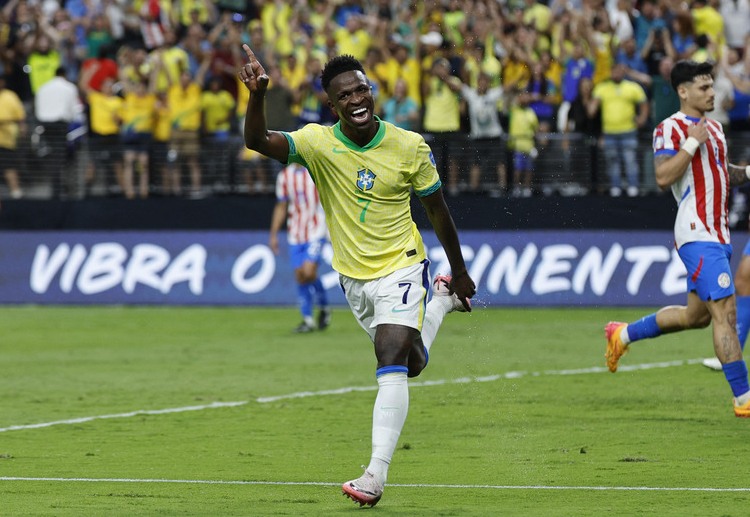 Vinicius Junior will miss Brazil's Copa America quarter-final match against Uruguay to serve a one-match suspension