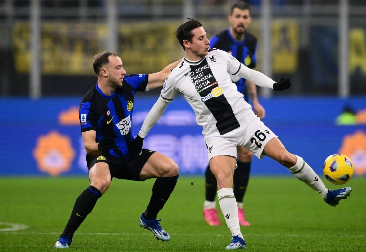 Florian Thauvin and Udinese will face off with Inter Milan in Serie A