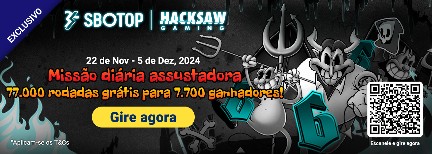 Missão diária assustadora da Hacksaw Gaming