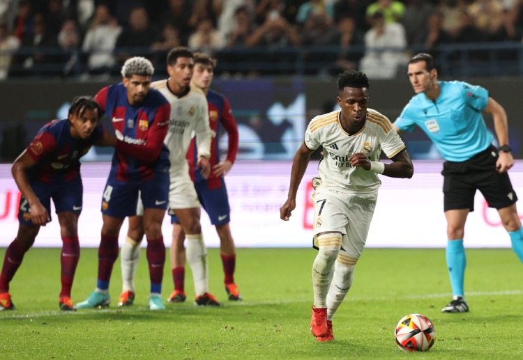 Vinicius Junior scored against Barcelona in the Supercopa d’Espana Final 2024