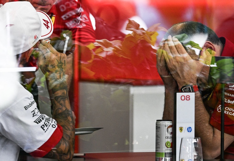 Ferrari's Lewis Hamilton is disappointed after finishing eighth in the 2025 Formula 1 Miami Grand Prix