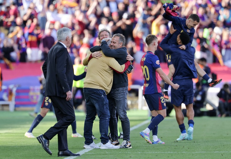 Hansi Flick and Barcelona are only a win away from lifting the La Liga title this 2024-25 season