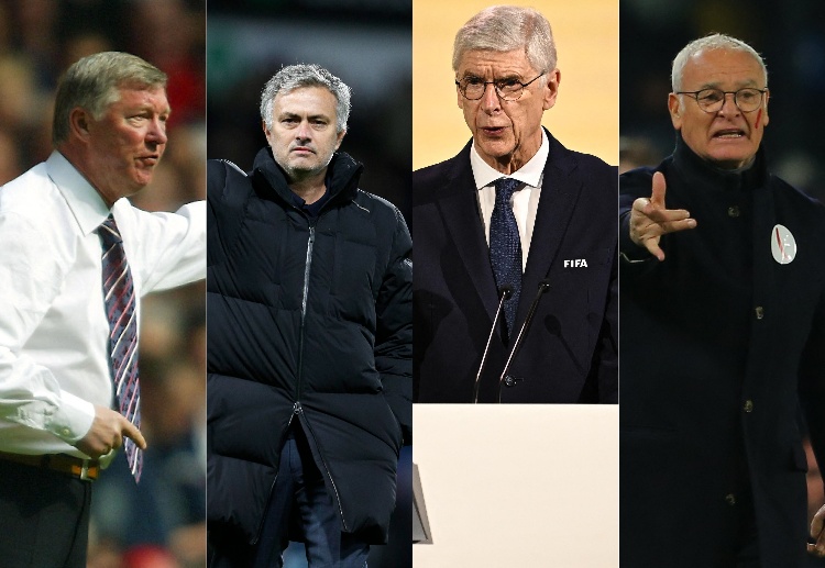Sir Alex Ferguson, Jose Mourinho, Arsene Wenger and Claudio Ranieri are some Premier League coaches that won a title