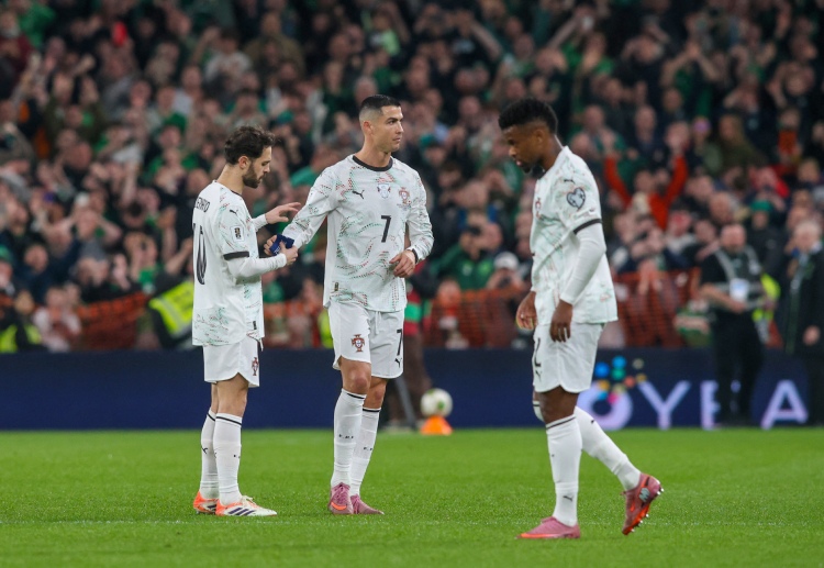 世界杯预选赛 C罗在上一场比赛被罚下，将因此缺席本场。