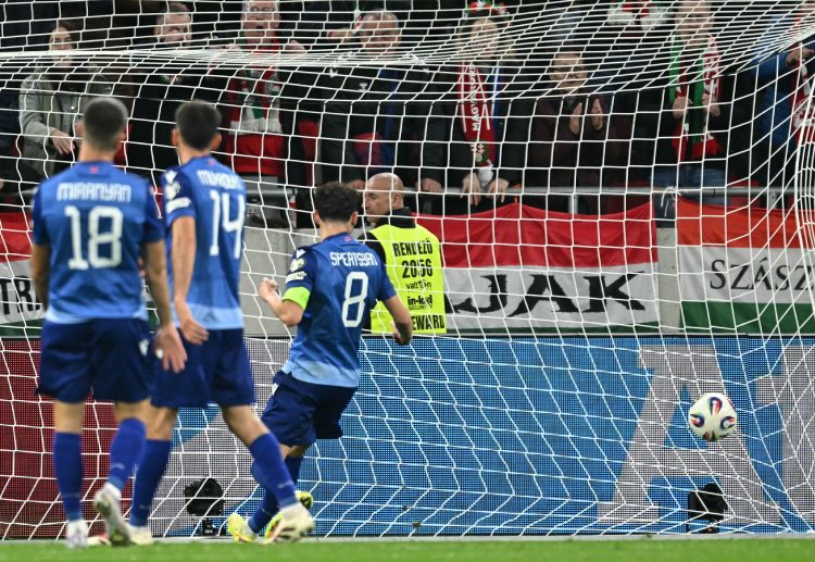 世界杯预选赛 亚美尼亚队长斯佩尔特相仍将坐镇中场，他作为队内头号射手已经打入10球，负责球队进攻组织。