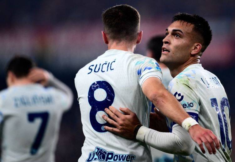 Serie A current top scorer Lautaro Martinez scored his 8th goal of the season