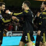 英超联赛 曼联客场4比1拿下狼队，B费双响。