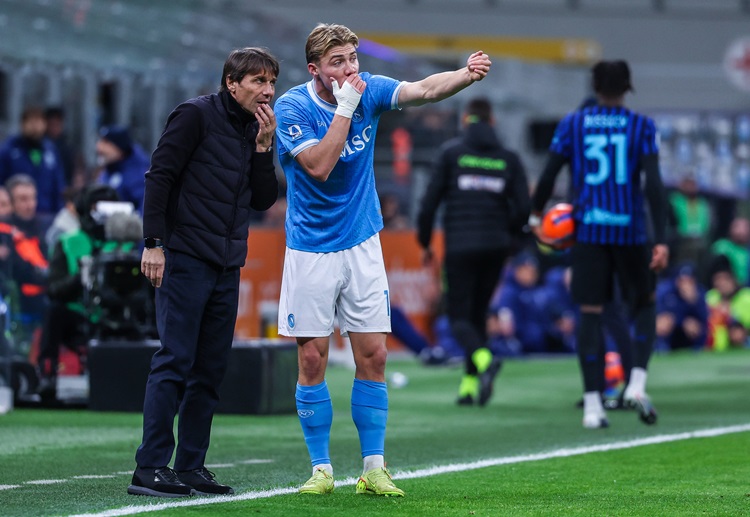 Napoli currently trail Inter Milan by six points in the Serie A title race