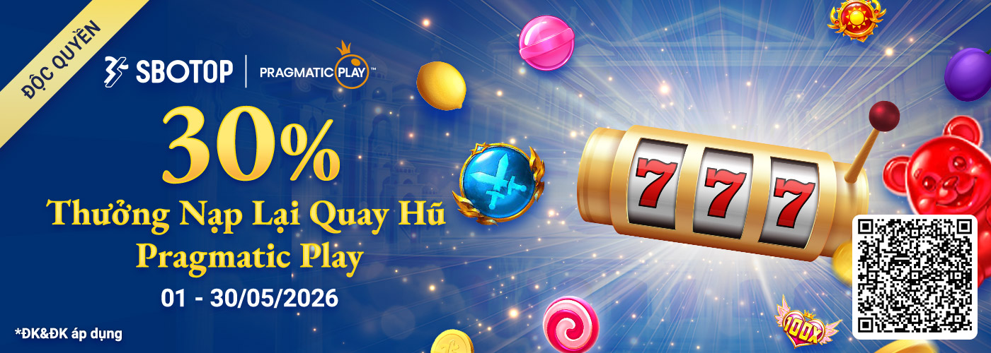 30% Thưởng Nạp Lại Quay Hũ Pragmatic Play